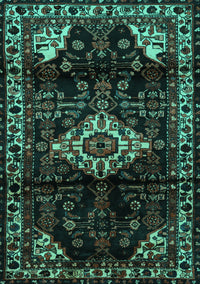 Persian Turquoise Traditional Rug, tr3114turq
