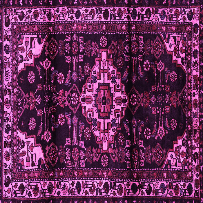 Square Persian Pink Traditional Rug, tr3114pnk