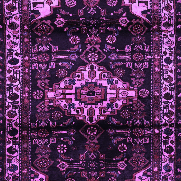 Machine Washable Persian Purple Traditional Area Rugs, wshtr3114pur
