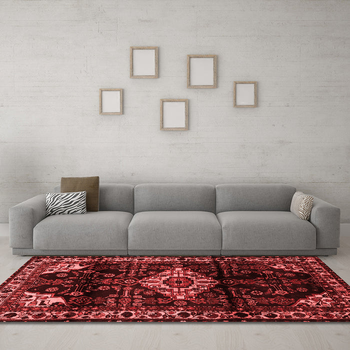 Traditional Red Washable Rugs