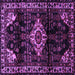 Square Machine Washable Persian Purple Traditional Area Rugs, wshtr3114pur