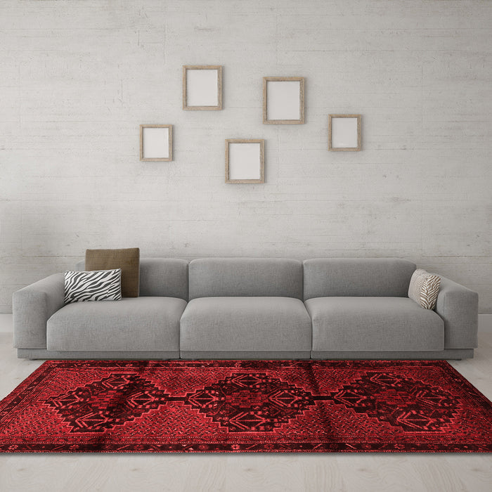 Traditional Red Washable Rugs