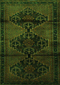 Persian Green Traditional Rug, tr3115grn