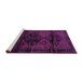 Sideview of Machine Washable Persian Purple Traditional Area Rugs, wshtr3115pur