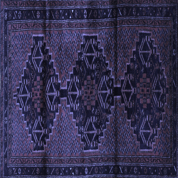 Square Persian Blue Traditional Rug, tr3115blu