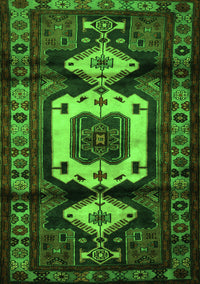 Persian Green Traditional Rug, tr3116grn