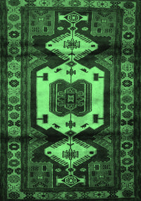 Persian Emerald Green Traditional Rug, tr3116emgrn
