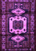 Machine Washable Persian Purple Traditional Area Rugs, wshtr3116pur