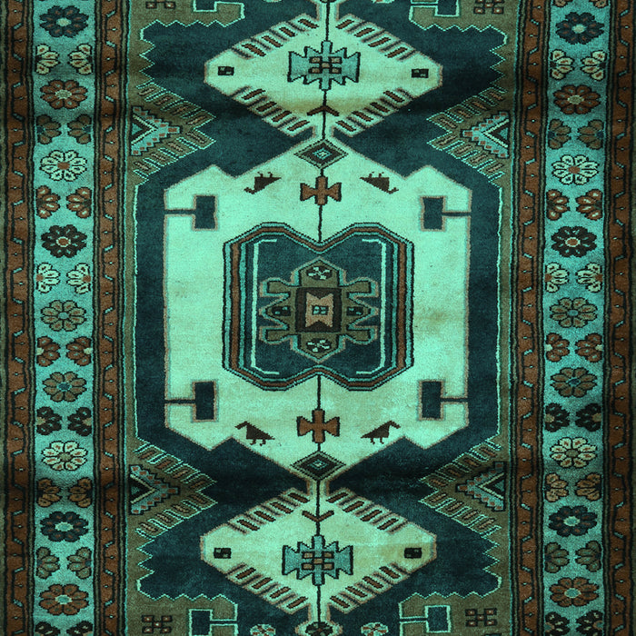 Persian Turquoise Traditional Rug, tr3116turq
