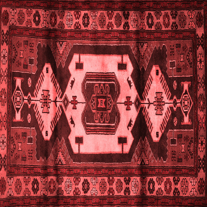 Machine Washable Persian Red Traditional Rug, wshtr3116red