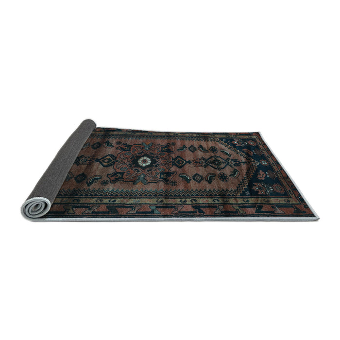 Sideview of Persian Light Blue Traditional Rug, tr3117lblu