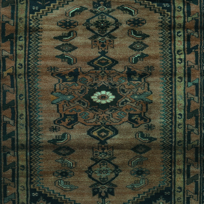 Machine Washable Persian Turquoise Traditional Area Rugs, wshtr3117turq