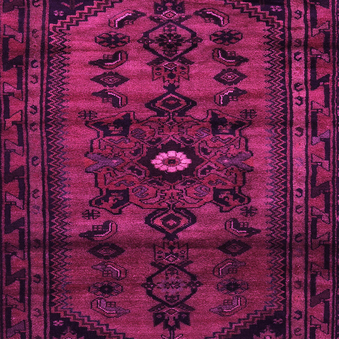Machine Washable Persian Pink Traditional Rug, wshtr3117pnk