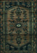 Persian Turquoise Traditional Rug, tr3117turq