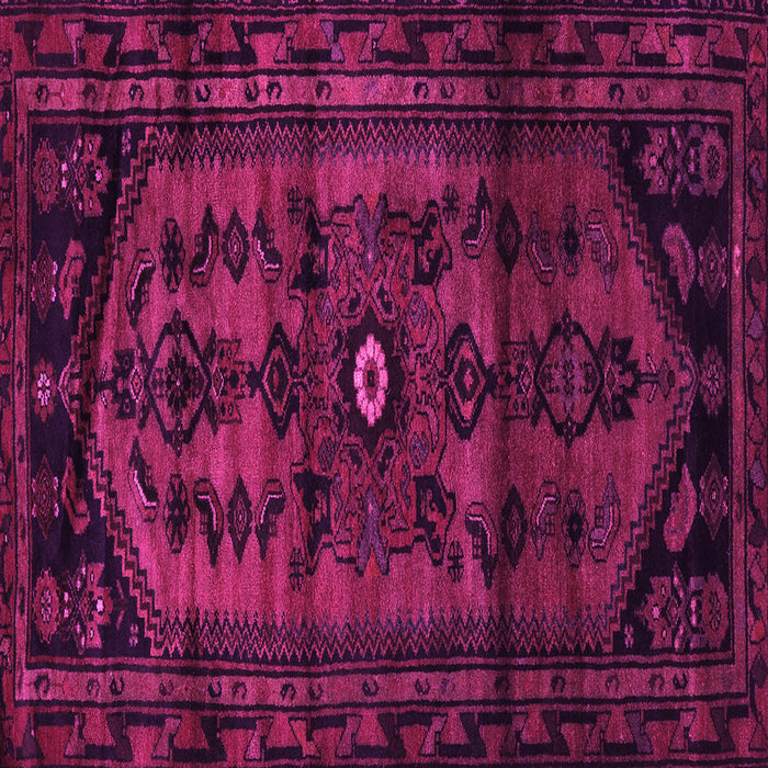 Square Persian Pink Traditional Rug, tr3117pnk