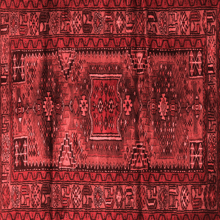 Machine Washable Persian Red Traditional Rug, wshtr3118red