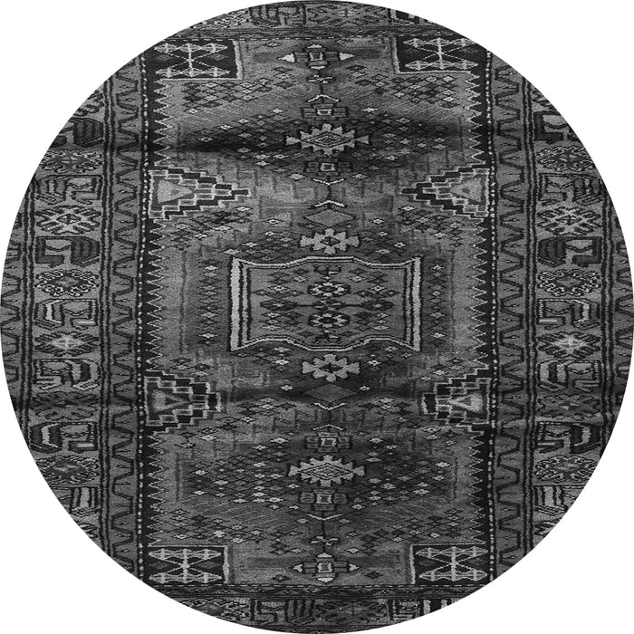 Machine Washable Persian Gray Traditional Rug, wshtr3118gry