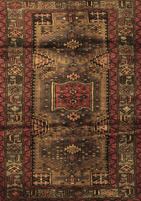 Persian Brown Traditional Rug, tr3118brn