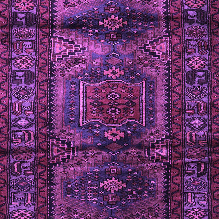 Machine Washable Persian Purple Traditional Area Rugs, wshtr3118pur
