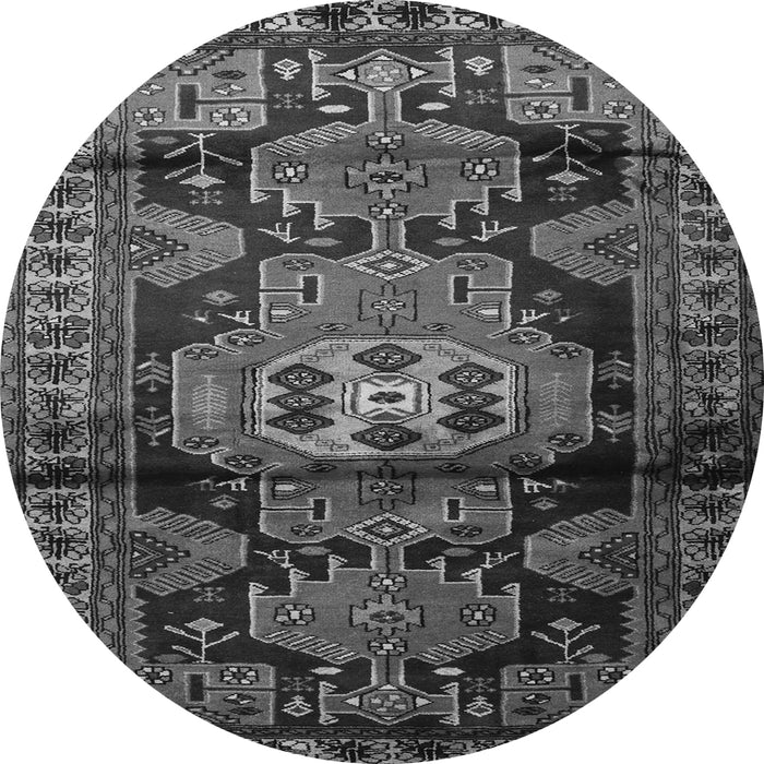 Square Persian Gray Traditional Rug, tr3119gry