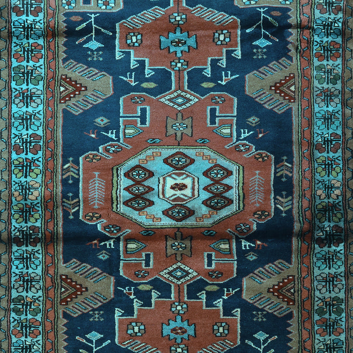 Persian Light Blue Traditional Rug, tr3119lblu