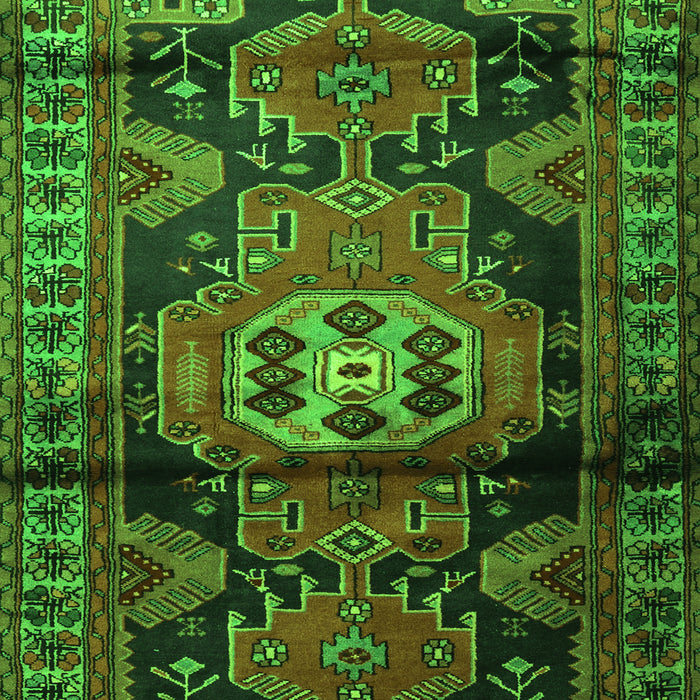 Persian Green Traditional Rug, tr3119grn