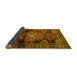 Sideview of Persian Yellow Traditional Rug, tr3119yw