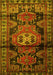 Persian Yellow Traditional Rug, tr3119yw