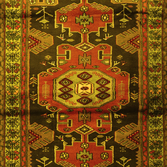 Persian Yellow Traditional Rug, tr3119yw