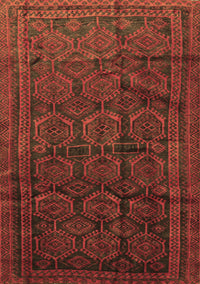 Persian Brown Traditional Rug, tr311brn