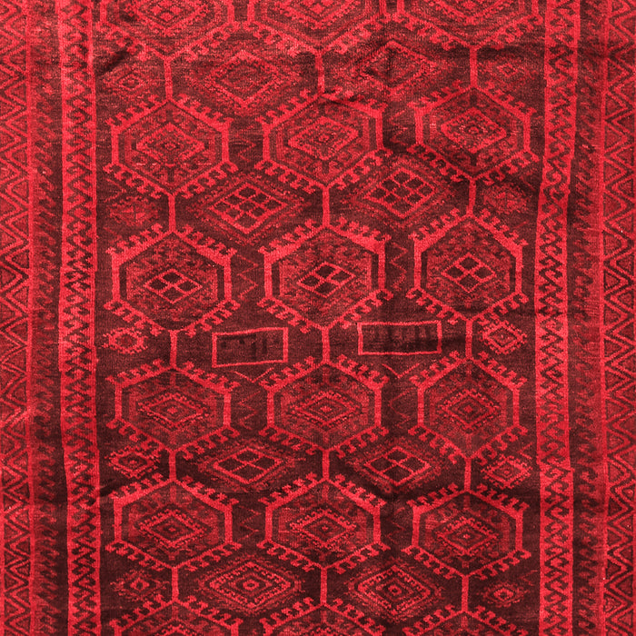Machine Washable Persian Red Traditional Rug, wshtr311red