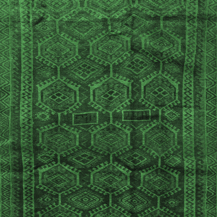 Machine Washable Persian Emerald Green Traditional Area Rugs, wshtr311emgrn