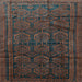 Square Persian Light Blue Traditional Rug, tr311lblu