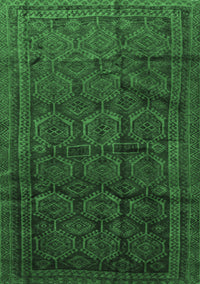 Persian Emerald Green Traditional Rug, tr311emgrn