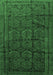 Persian Emerald Green Traditional Rug, tr311emgrn