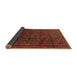 Sideview of Persian Brown Traditional Rug, tr311brn