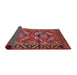Sideview of Traditional Dark Almond Brown Persian Rug, tr312