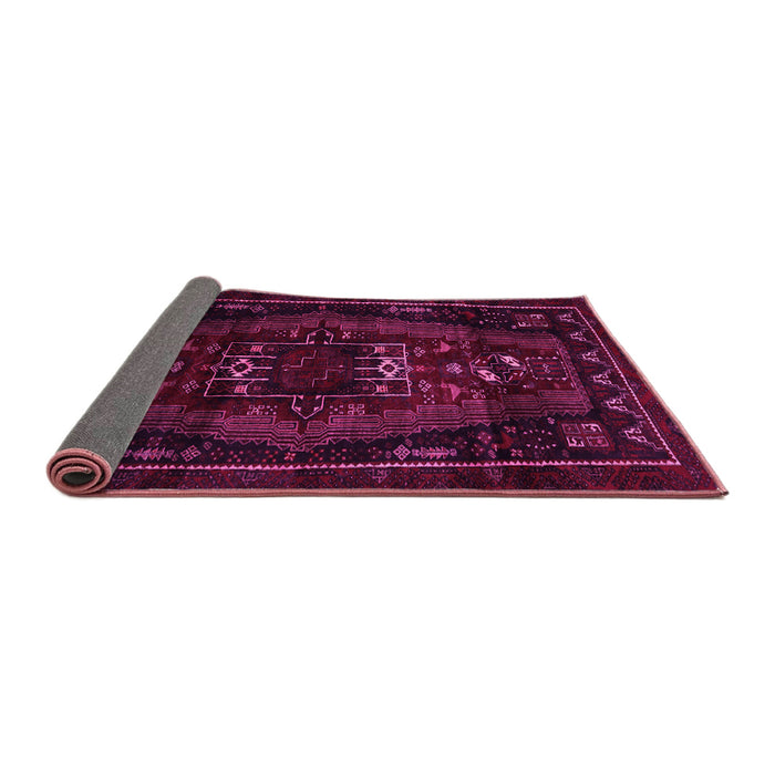 Sideview of Persian Pink Traditional Rug, tr3120pnk