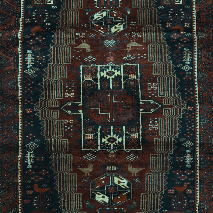 Persian Light Blue Traditional Rug, tr3120lblu