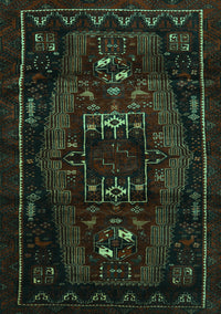 Persian Turquoise Traditional Rug, tr3120turq
