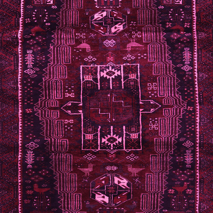 Machine Washable Persian Pink Traditional Rug, wshtr3120pnk