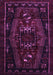 Machine Washable Persian Purple Traditional Area Rugs, wshtr3120pur