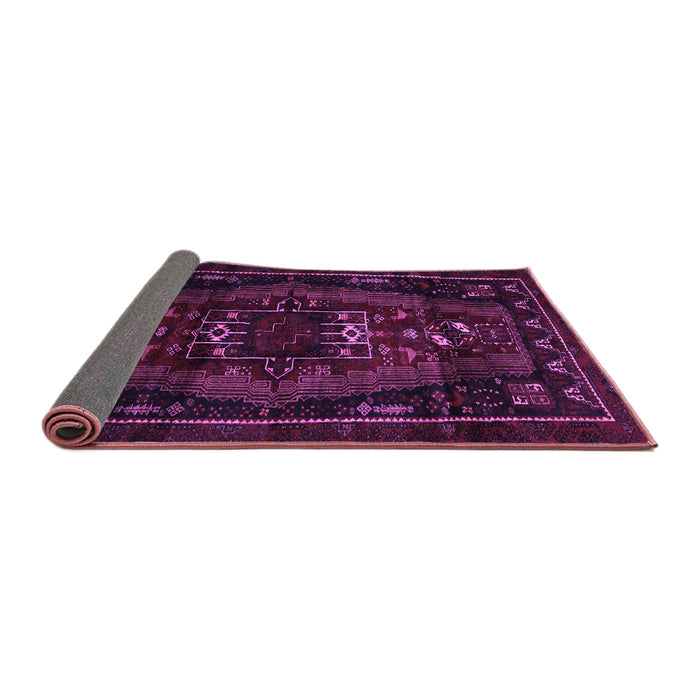 Sideview of Persian Purple Traditional Rug, tr3120pur