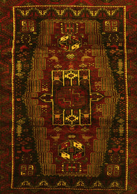 Persian Yellow Traditional Rug, tr3120yw