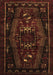 Machine Washable Persian Brown Traditional Rug, wshtr3120brn