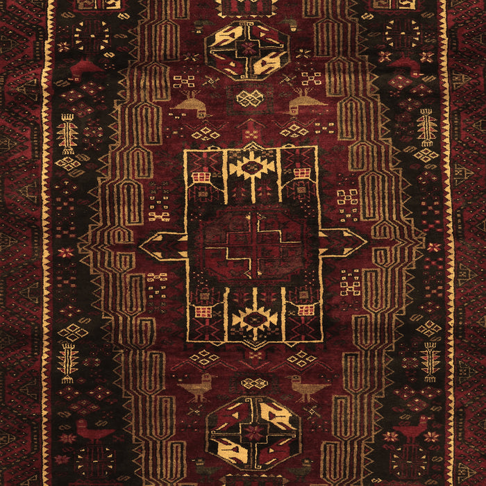 Machine Washable Persian Brown Traditional Rug, wshtr3120brn