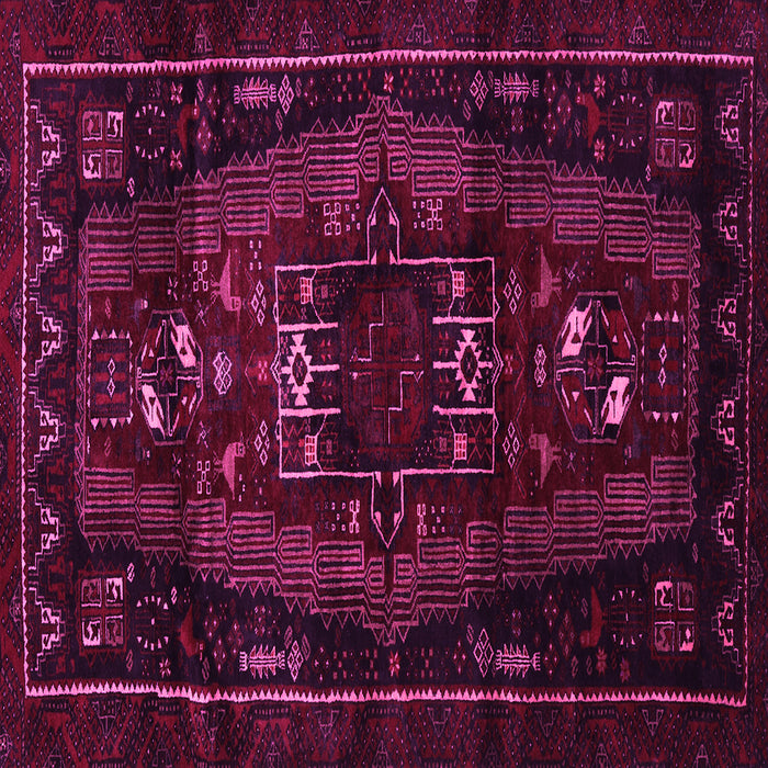 Square Persian Pink Traditional Rug, tr3120pnk