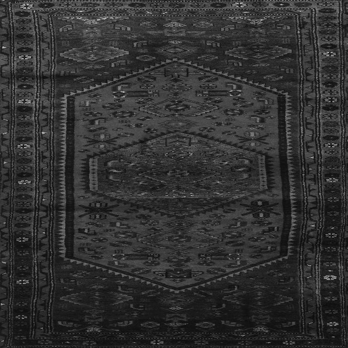 Serging Thickness of Persian Gray Traditional Rug, tr3121gry