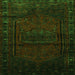 Serging Thickness of Persian Green Traditional Rug, tr3121grn