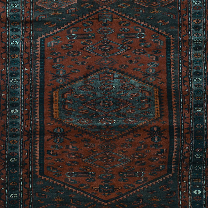 Machine Washable Persian Light Blue Traditional Rug, wshtr3121lblu